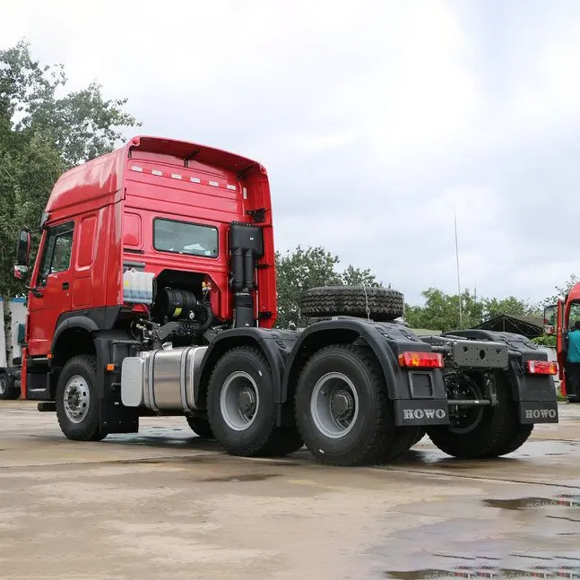 Sinotruk Howo 10 व्हीलर 6*4 ट्रक ट्रैक्टर यूरो 2 यूरो 4 371hp 380hp 420hp के साथ